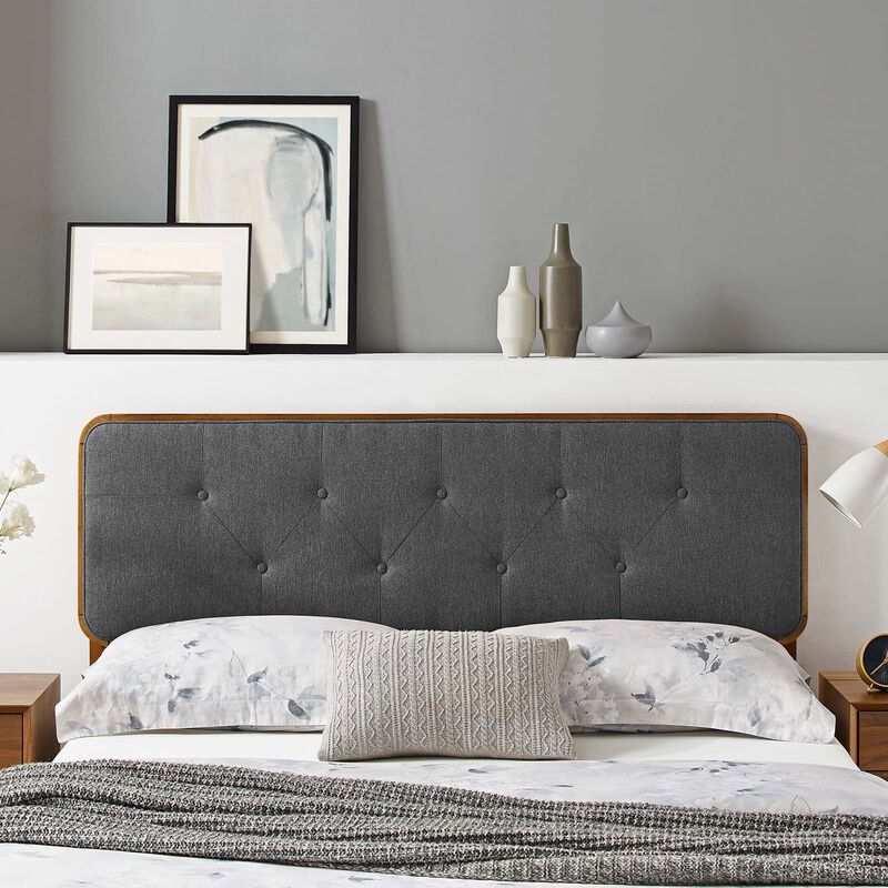 Modway - Collins Tufted Full Fabric and Wood Headboard image number 1