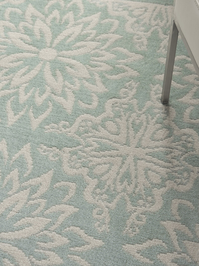 Jubilant JUB06 Ivory/Green 5'3" x 7'3" Rug