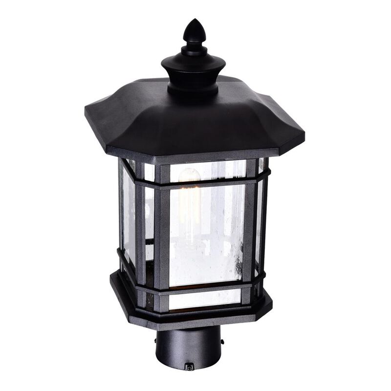 CWI Lighting Blackburn 1 Light Outdoor Black Lantern Head