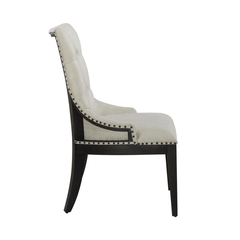Liberty Furniture Uph Shelter Side Chair (RTA) - Black - Set of 2 Traditional Multi image number 2