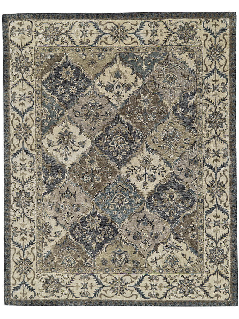 Eaton 8429F Blue/Gray/Taupe 3'6" x 5'6" Rug image number 1