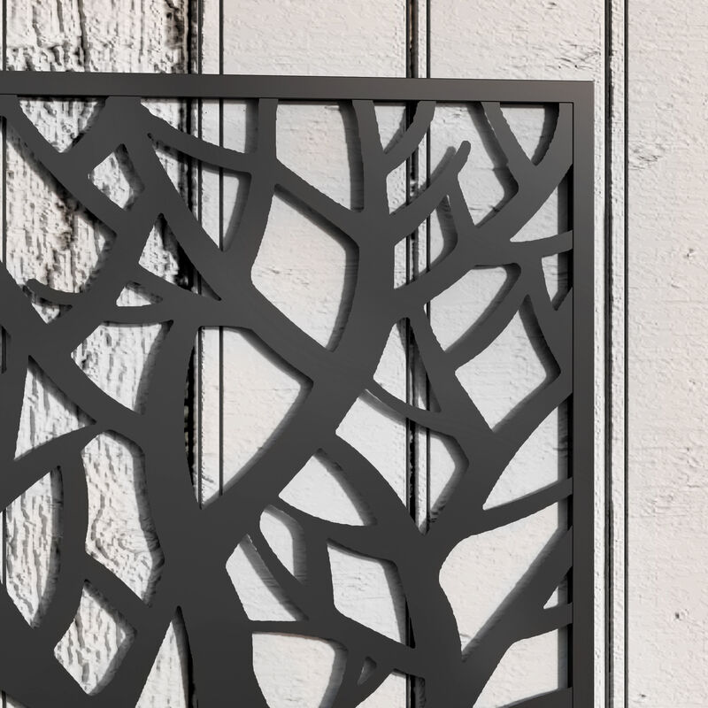 Hivvago Metal Garden Bed with Trellis for Climbing Plants, Freestanding or Wall Mounted Planter image number 7