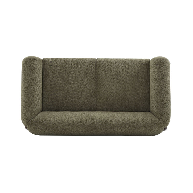 Christopher Knight Home Evat 63" Boucle Fabric Loveseat