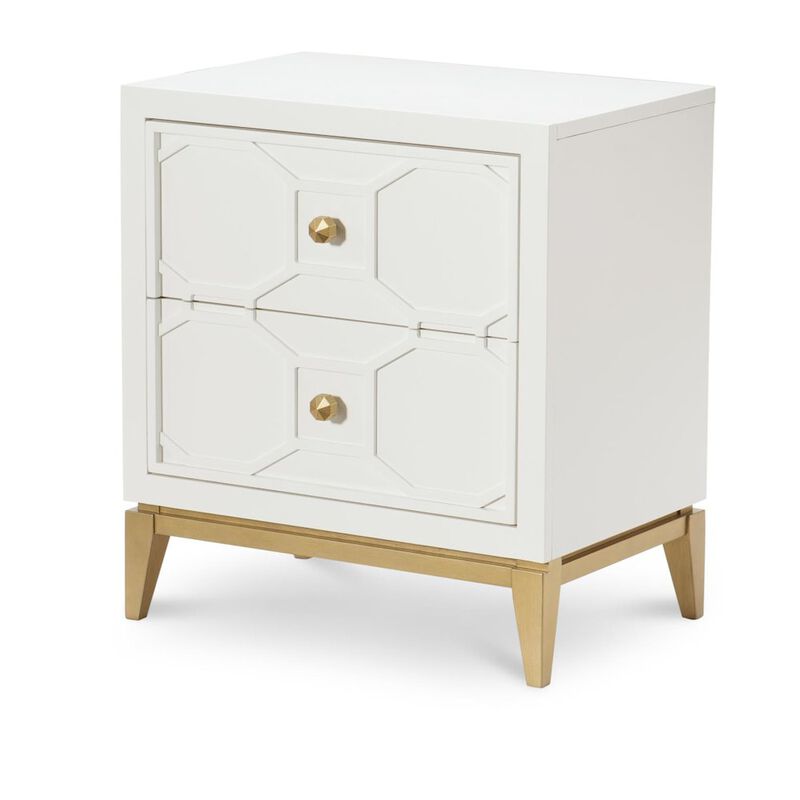 Legacy Classic Chelsea   Night Stand W/ Decorative Lattice (2 Drawers)