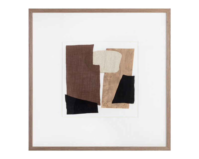 Household Rhythm I - 40" X 40" - Medium Brown Frame image number 0