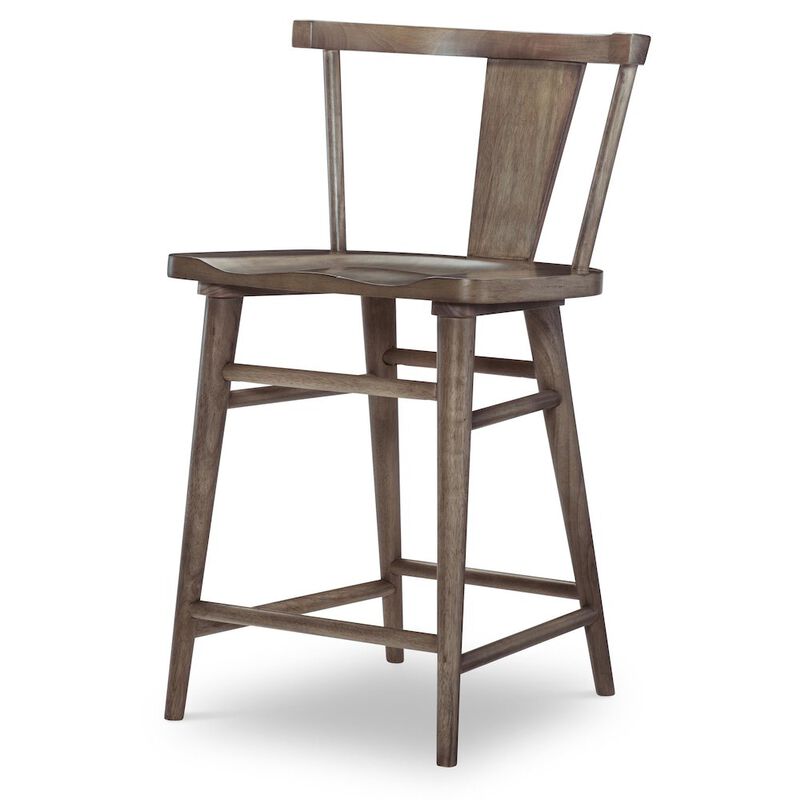 Legacy Classic XXX's and OOO's Splat Back Counter Height Chair (Wood, Seat Height 24)