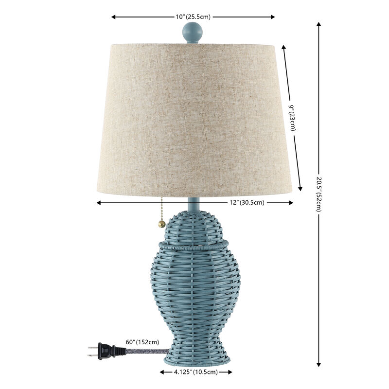 Margie Bohemian Rustic Iron LED Table Lamp