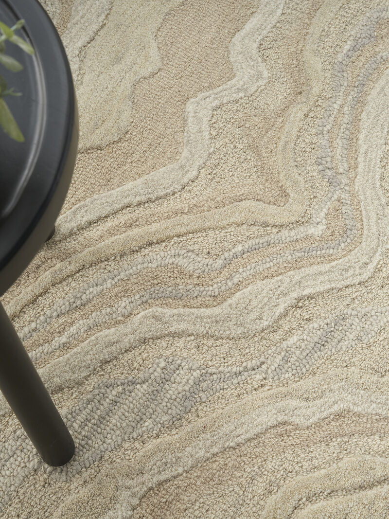 Graceful GRU01 Beige 5'3" x 7'3" Rug image number 6