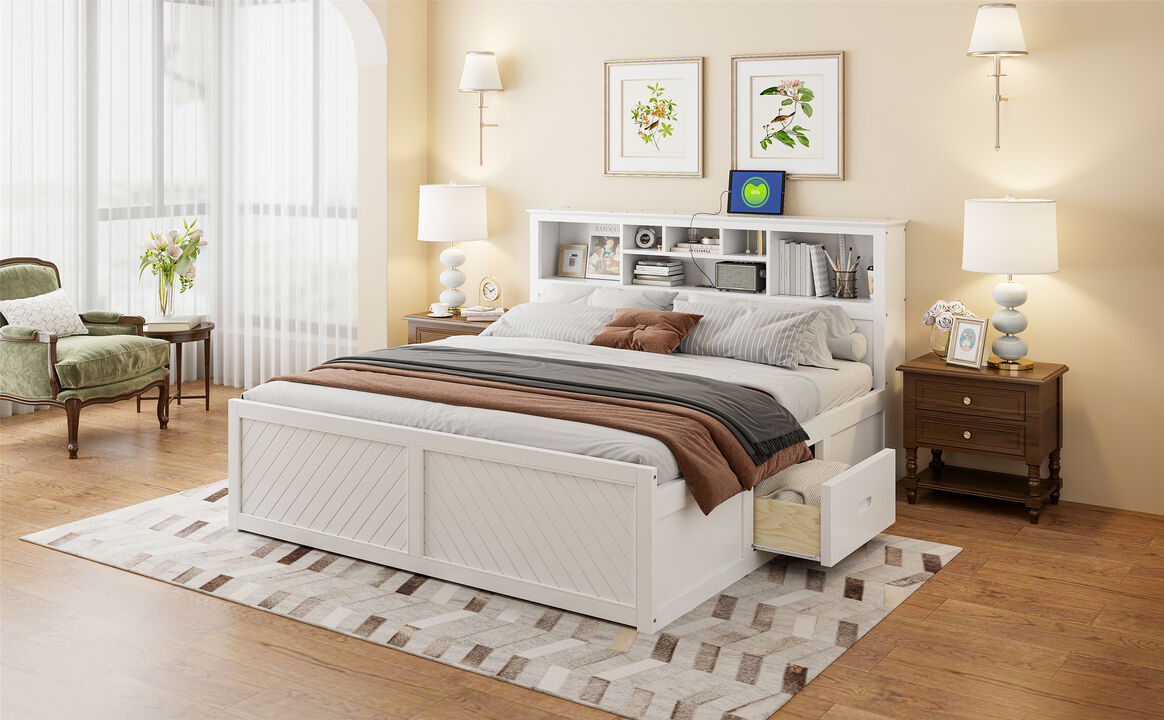Dolwog  King Size Platform Bed