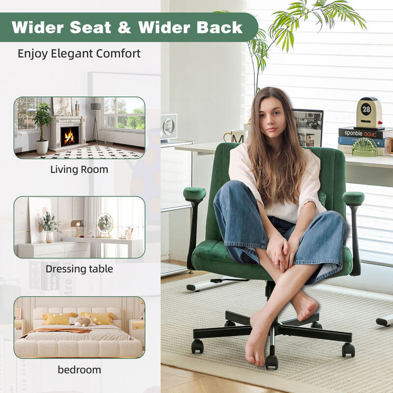 Sebgix Velvet Office Chair image number 2