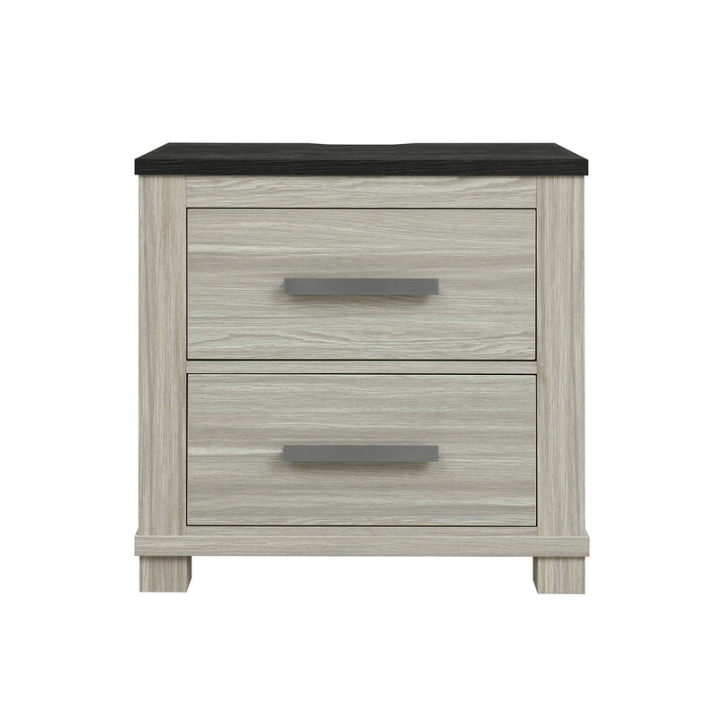 Ashley Brown Nightstand with USB and Speaker image number 0