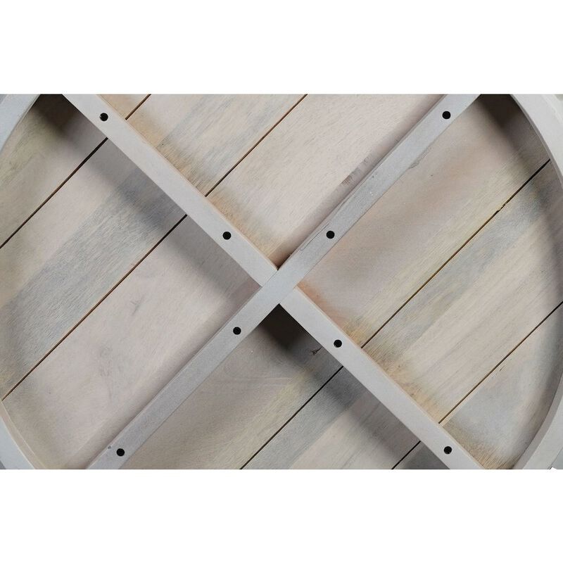 Carolina Chair & Table Hatteras Woven Coffee Table - Whitewash