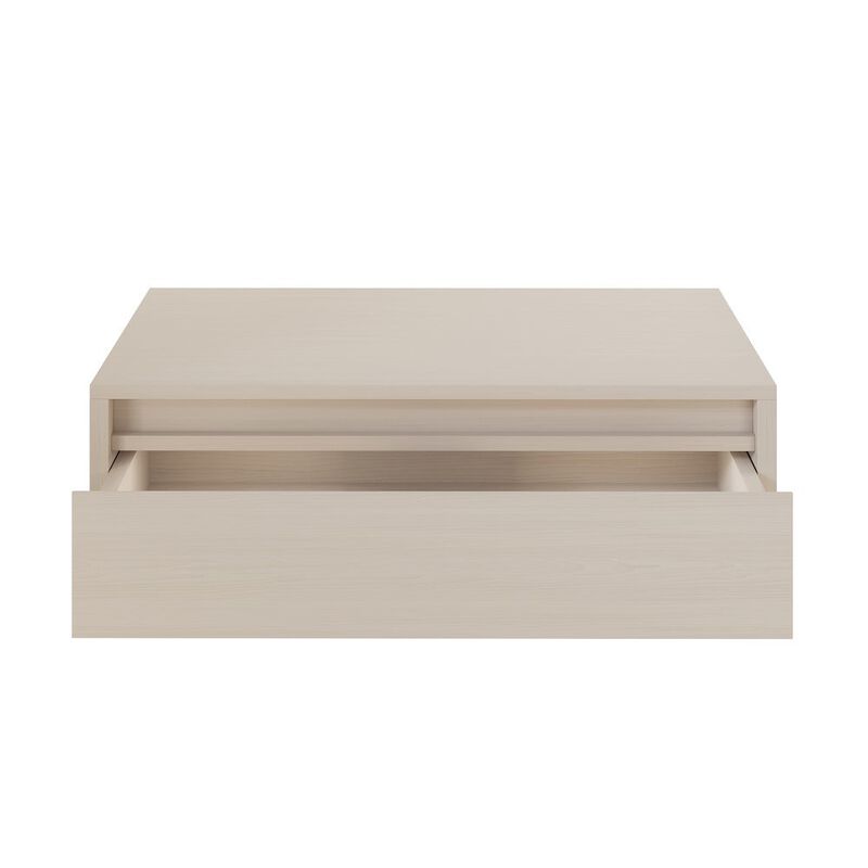 Avancer 36" Wall-Mounted Bathroom Vanity Cabinet without Top in White Oak image number 5