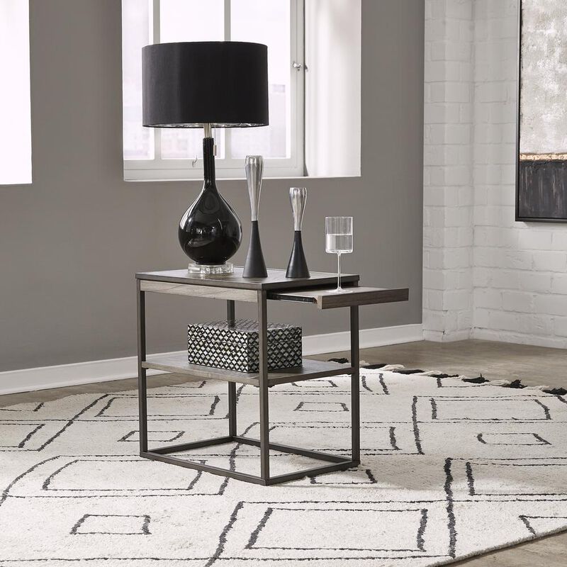 Liberty Furniture Jamestown Chair Side Table in Tobacco image number 1