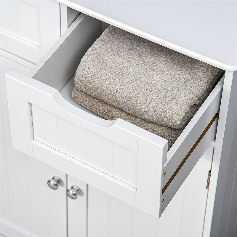 Modern Bathroom Cabinet and Storage Unit with Adjustable Shelves