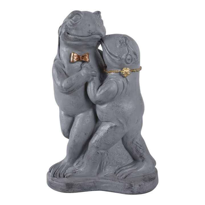 Frog Waltz Garden Statue