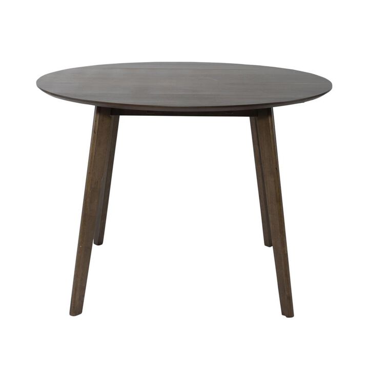 Liberty Furniture Space Savers Drop Leaf Table in Satin Walnut