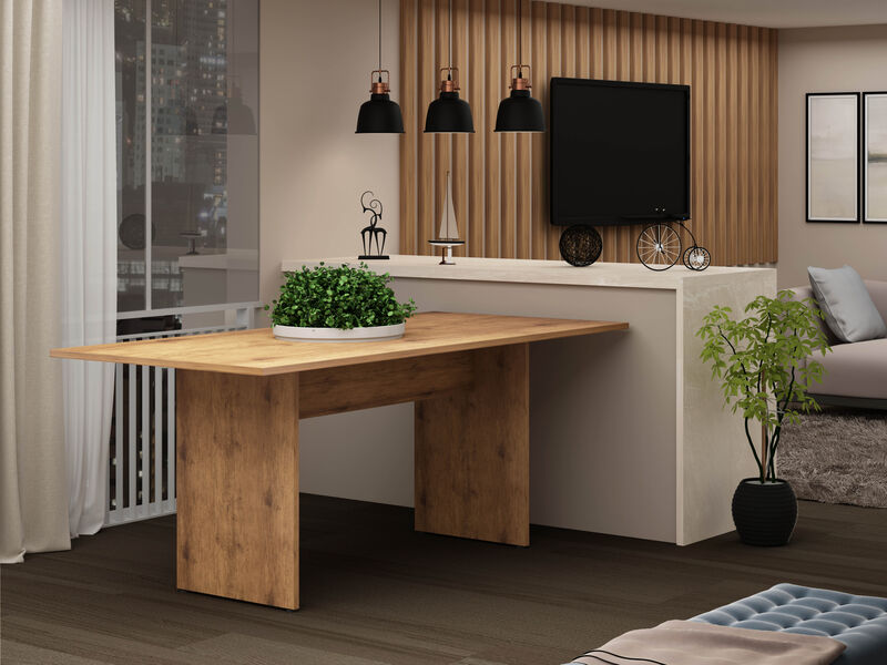 Nomad Brown Dining Set image number 4