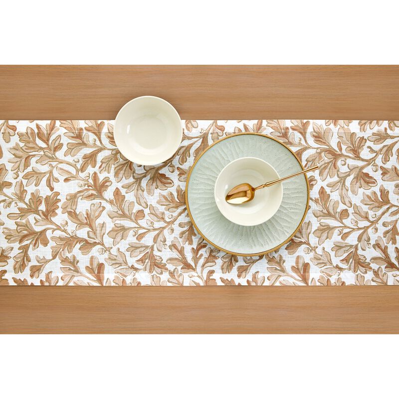 Linen Table Runner - Fallen Leaves image number 3
