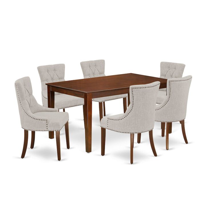 Dining Room Set Mahogany, CAFR7-MAH-05