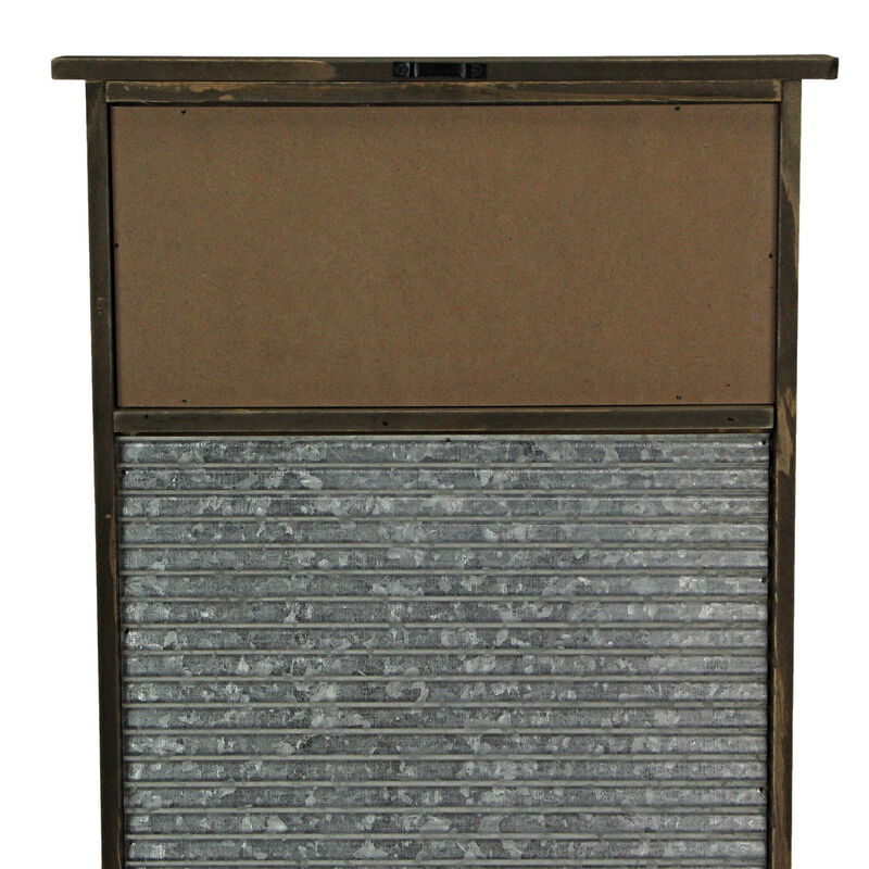 Wood and Metal Vintage Washboard Laundry Room Wall Hanging image number 3