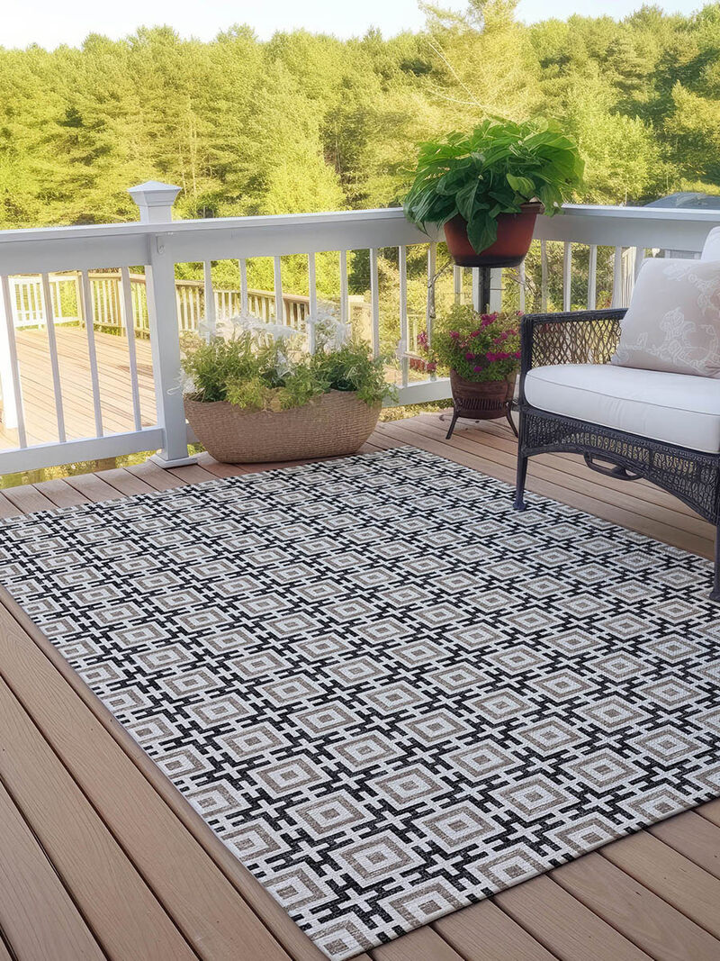 Marlo MO1 Black 10' x 14' Rug