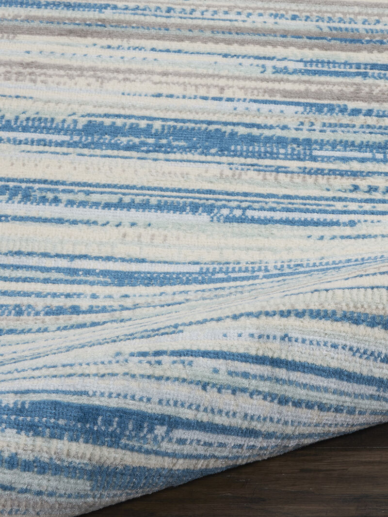 Jubilant JUB04 Blue 5'3" x Round Rug