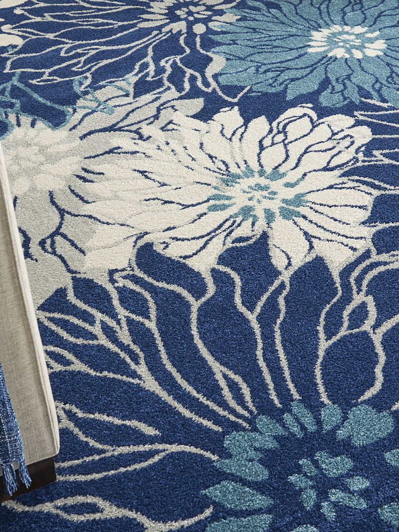 Passion PSN17 Navy/Ivory 6'7" x 9'6" Rug image number 8