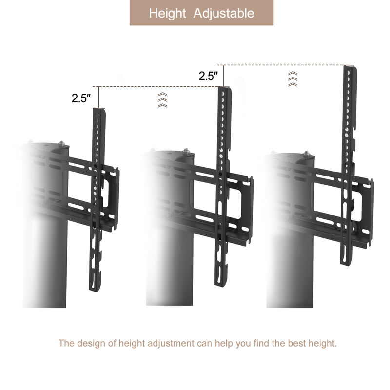 Streamdale Adjustable Tempered Glass Metal Floor Lamp image number 7
