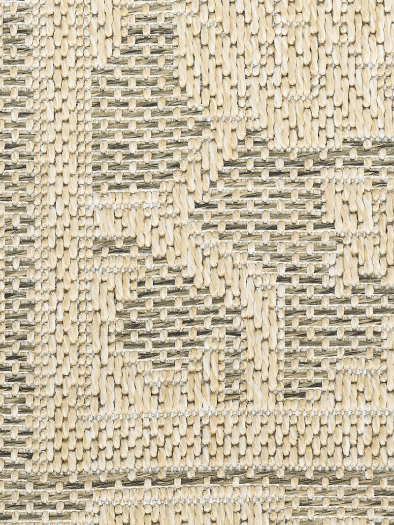 Tulum TLM05 Taupe/Olive 2' x 3' Rug image number 6