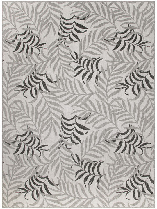 Garden Oasis GOA01 Gray 10' x 14' Rug