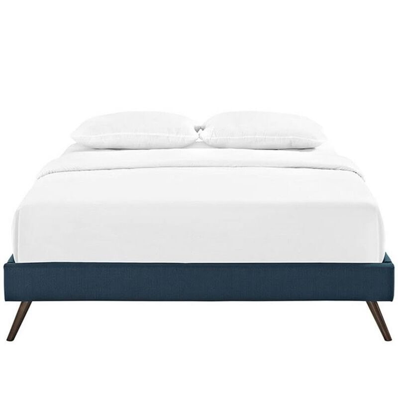 Helen Upholstered Queen Platform Bed Frame image number 0