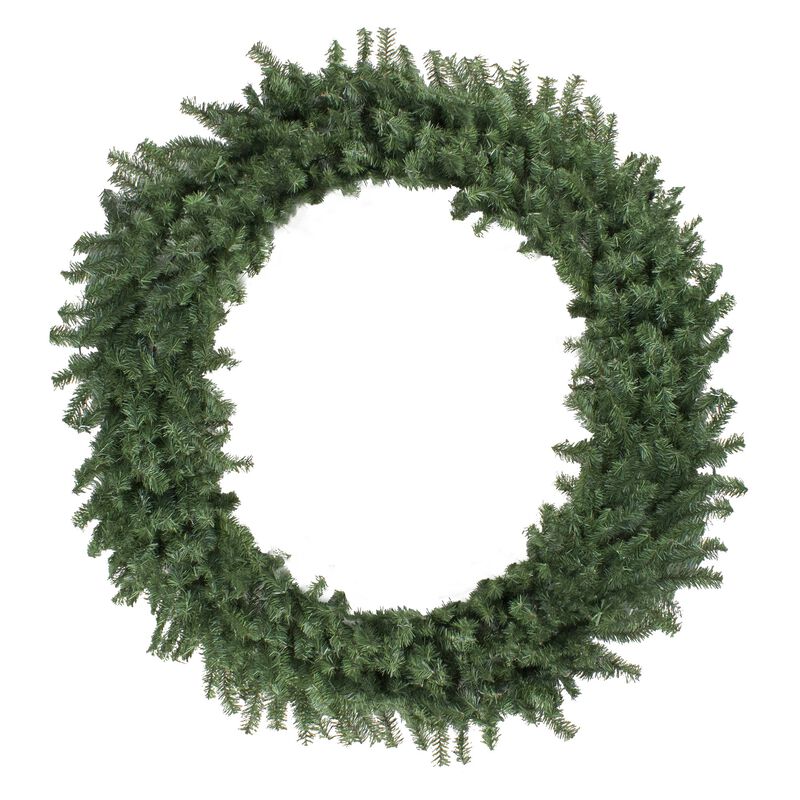 Canadian Pine Commercial Size Artificial Christmas Wreath  60-Inch  Unlit