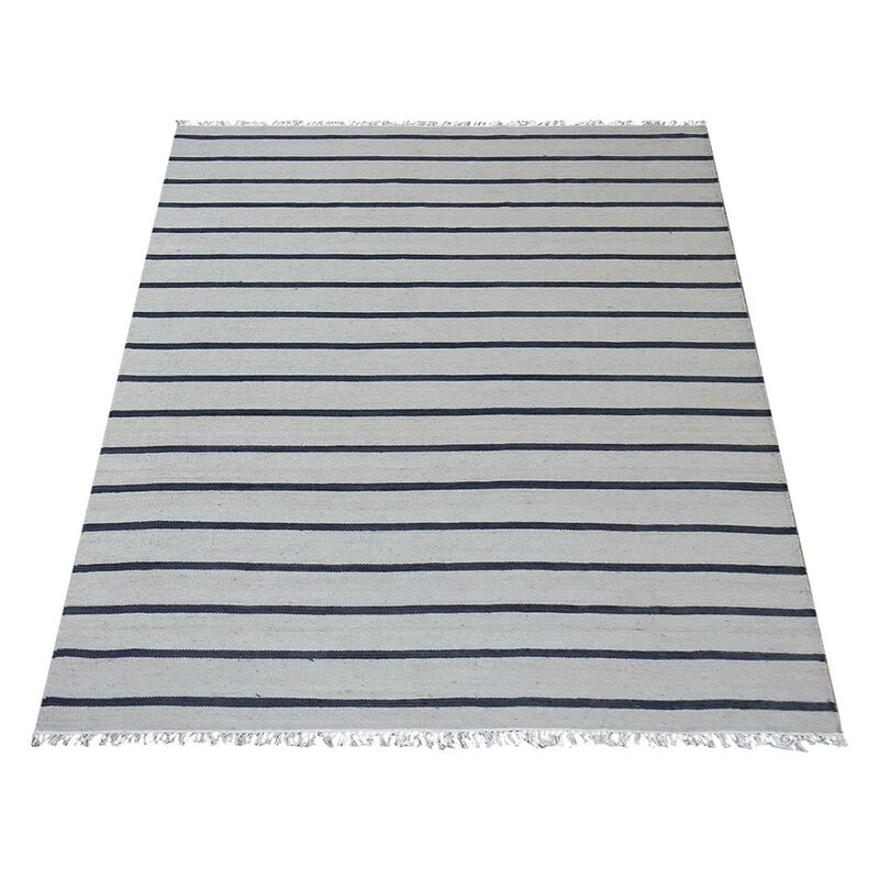 RUGSOTIC CARPETS HAND WOVEN FLAT WEAVE KILIM WOOL ECO-FRIENDLY AREA RUGS  - Rectangle Shape, Contemporary Design, Low Pile Handmade Rugs for Living Room (D00118) image number 2