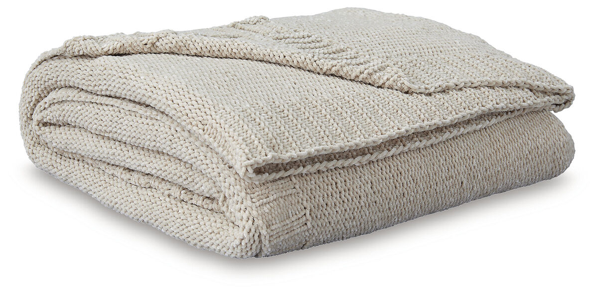 Anawood Throw (Set of 3), Beige