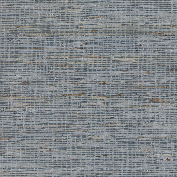 Aiko Slate Sisal Grasscloth Wallpaper