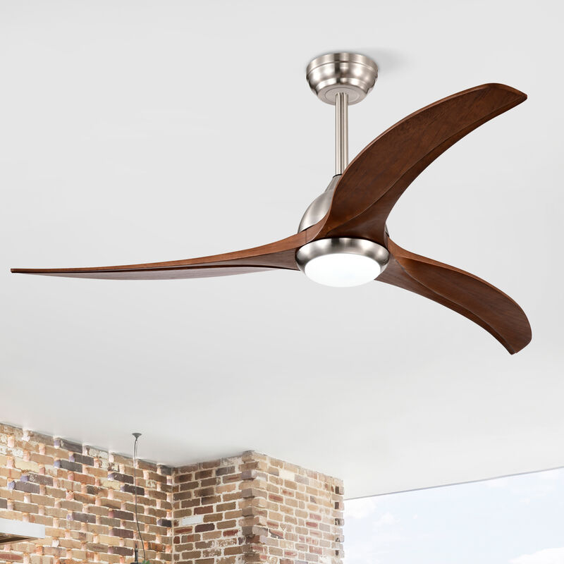 ELEMENT ACE 52-Inch Solid Wood Blade Ceiling Fan with Light Kit and Remote Control for Indoor Outdoor Use image number 5