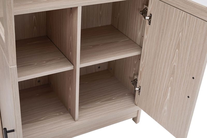 Jodie Light Gray Bookcase (Set of 3)