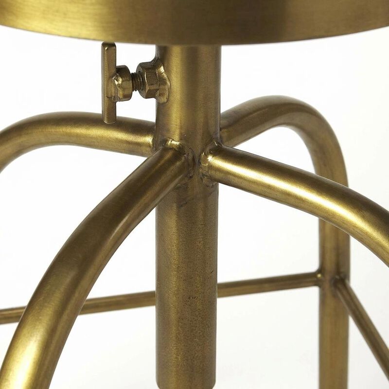 Starlight Canyon Home Swivel Adjustable Counter Stool, Industrial Round Bar Stool for Kitchen image number 6