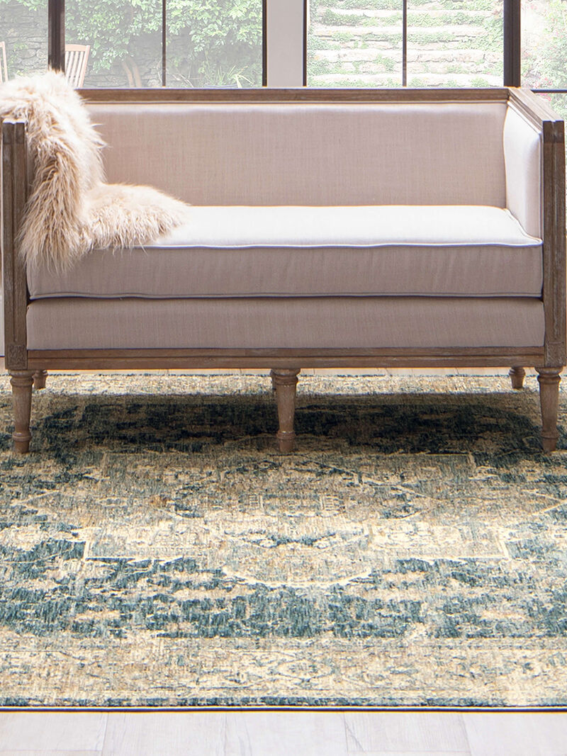 Marash Ezine Blue 9' X 12' 2" Rug