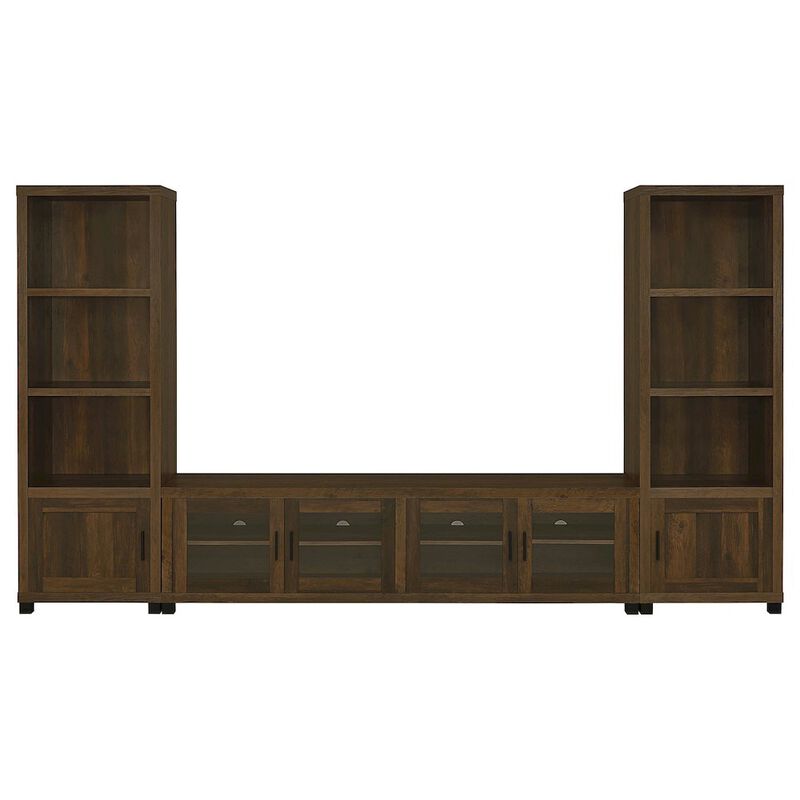Coaster Co. of America Sachin 3-piece 79 TV Entertainment Center Dark Pine