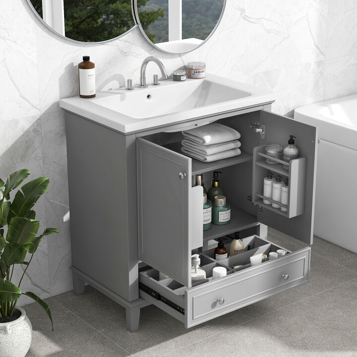 Merax Modern Bathroom Vanity with Sink Combo