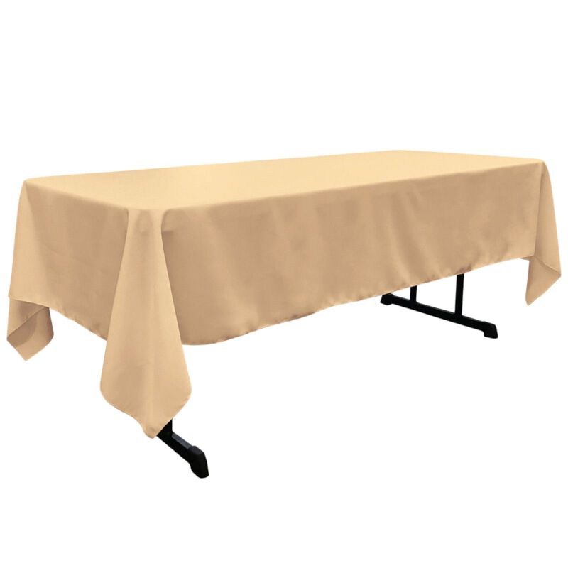 Rectangular Tablecloth 60 by 108 Inch Polyester Poplin image number 0