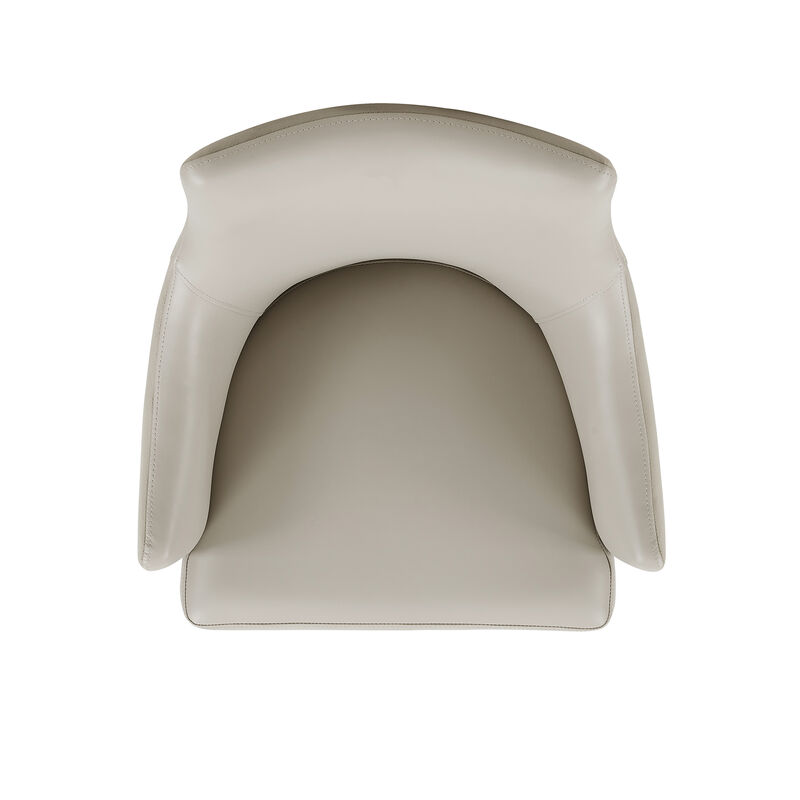 Connie Light Gray Dining Arm Chair