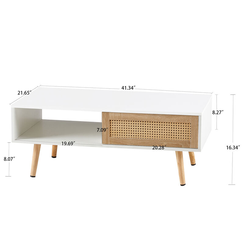 Rolske Rattan Coffee table image number 9