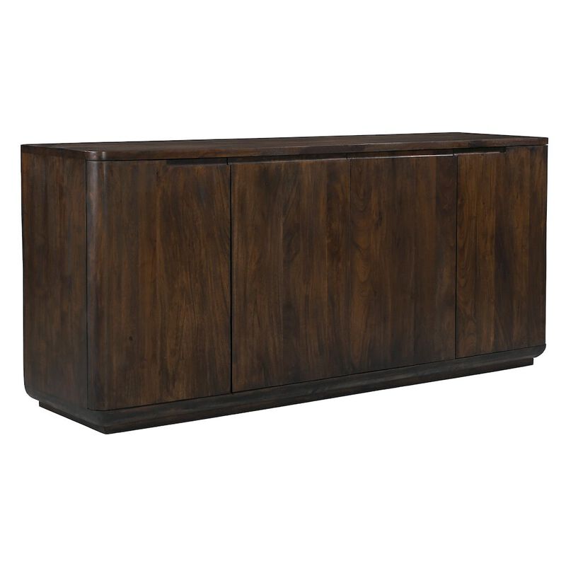 Alex Hamilton Bernard 4-Door Sideboard in Barista Brown on Solid Acacia Wood image number 3