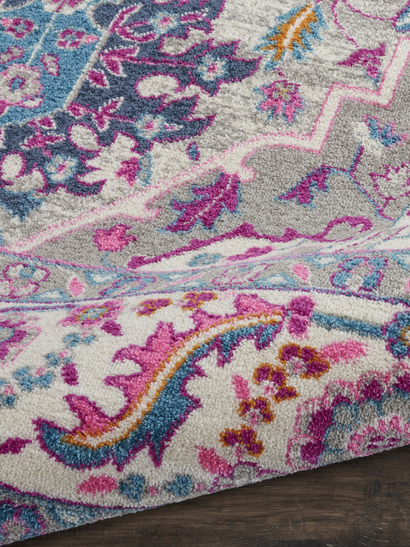 Passion PSN20 Light Gray/Pink 6'7" x 9'6" Rug image number 5
