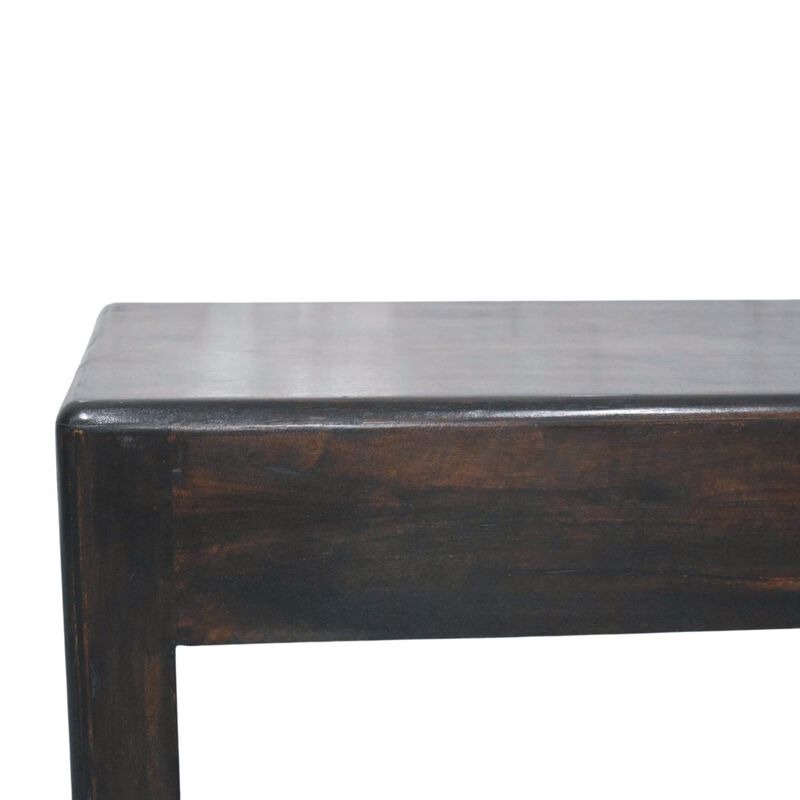 Artisan Furniture Solid Wood Velvet Mocha Block Coffee Table , Brown image number 4
