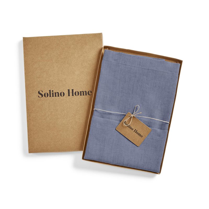 Solino Home 100% Pure Linen Bistro Apron - Kitchen Linen image number 2