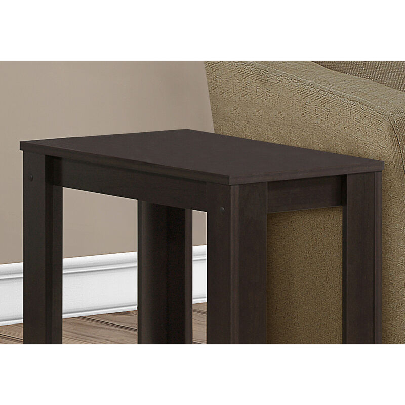 Monarch Specialties I 3119 Accent Table, Side, End, Nightstand, Lamp, Living Room, Bedroom, Laminate, Brown, Transitional